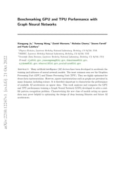 Benchmarking GPU and TPU Performance with Graph Neural Networks