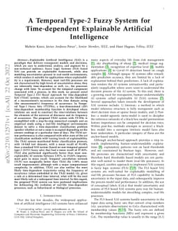 A Temporal Type-2 Fuzzy System for Time-dependent Explainable Artificial
  Intelligence