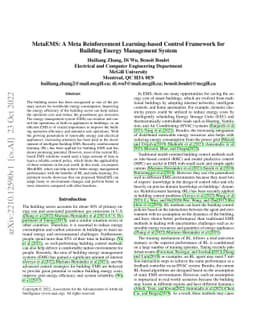 MetaEMS: A Meta Reinforcement Learning-based Control Framework for
  Building Energy Management System