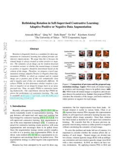 Rethinking Rotation in Self-Supervised Contrastive Learning: Adaptive
  Positive or Negative Data Augmentation