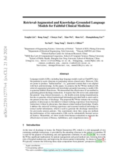 Retrieval-Augmented Generation and Knowledge-Grounded Reasoning for
  Faithful Patient Discharge Instructions