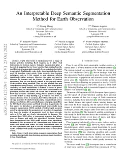 An Interpretable Deep Semantic Segmentation Method for Earth Observation