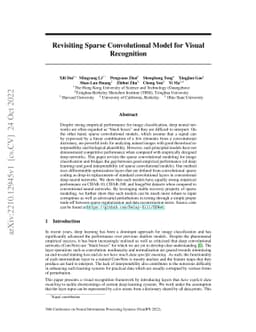 Revisiting Sparse Convolutional Model for Visual Recognition