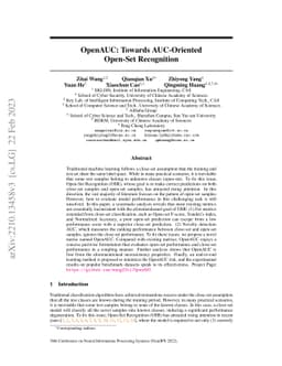 OpenAUC: Towards AUC-Oriented Open-Set Recognition