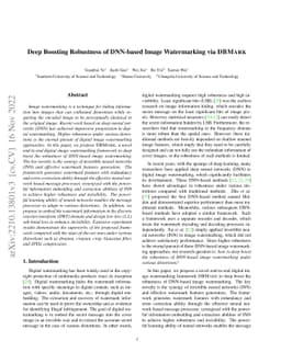 Deep Boosting Robustness of DNN-based Image Watermarking via DBMark