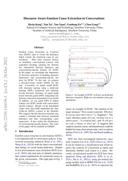 Discourse-Aware Emotion Cause Extraction in Conversations