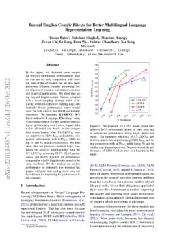 Beyond English-Centric Bitexts for Better Multilingual Language
  Representation Learning