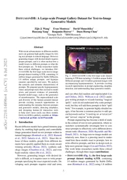 DiffusionDB: A Large-scale Prompt Gallery Dataset for Text-to-Image
  Generative Models