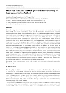 MMFL-Net: Multi-scale and Multi-granularity Feature Learning for
  Cross-domain Fashion Retrieval