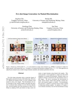 Few-shot Image Generation via Masked Discrimination
