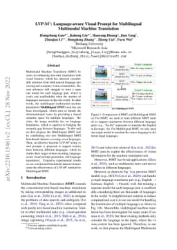 LVP-M3: Language-aware Visual Prompt for Multilingual Multimodal Machine
  Translation