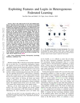 Exploiting Features and Logits in Heterogeneous Federated Learning