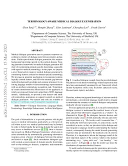 Terminology-aware Medical Dialogue Generation