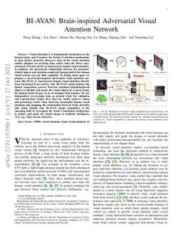 BI AVAN: Brain inspired Adversarial Visual Attention Network