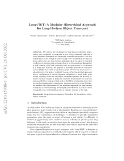 Long-HOT: A Modular Hierarchical Approach for Long-Horizon Object
  Transport