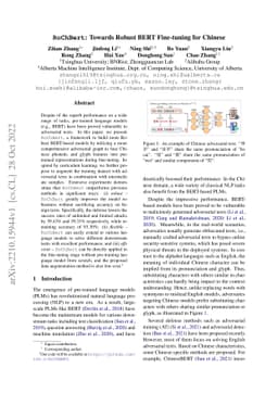 RoChBert: Towards Robust BERT Fine-tuning for Chinese