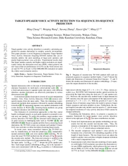 Target-Speaker Voice Activity Detection via Sequence-to-Sequence
  Prediction