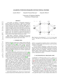 Learning with Multigraph Convolutional Filters