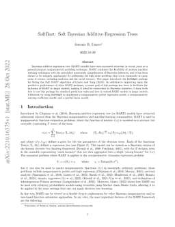 SoftBart: Soft Bayesian Additive Regression Trees