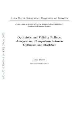 Optimistic and Validity Rollups: Analysis and Comparison between
  Optimism and StarkNet