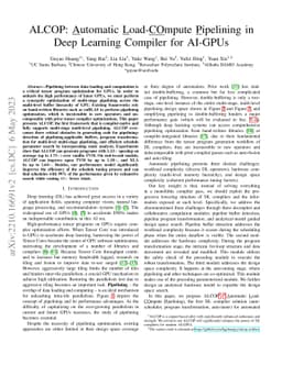 ALCOP: Automatic Load-Compute Pipelining in Deep Learning Compiler for
  AI-GPUs