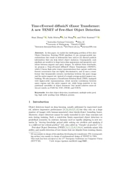Time-rEversed diffusioN tEnsor Transformer: A new TENET of Few-Shot
  Object Detection