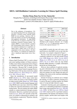 SDCL: Self-Distillation Contrastive Learning for Chinese Spell Checking