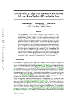 CausalBench: A Large-scale Benchmark for Network Inference from
  Single-cell Perturbation Data