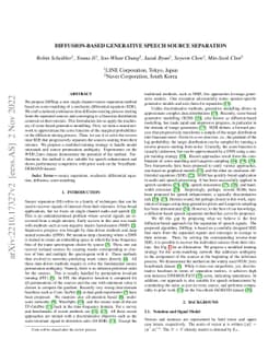 Diffusion-based Generative Speech Source Separation