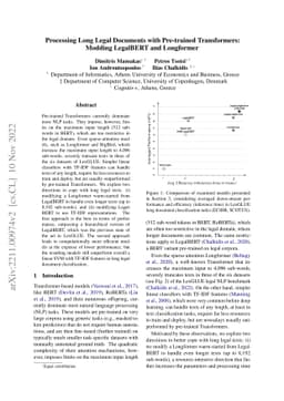 Processing Long Legal Documents with Pre-trained Transformers: Modding
  LegalBERT and Longformer