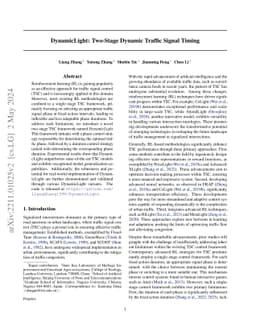 DynamicLight: Two-Stage Dynamic Traffic Signal Timing