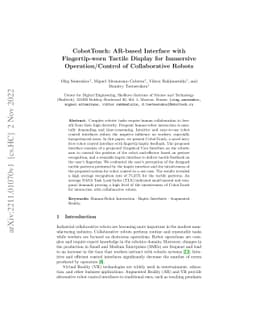 CobotTouch: AR-based Interface with Fingertip-worn Tactile Display for
  Immersive Operation/Control of Collaborative Robots