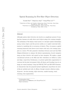 Spatial Reasoning for Few-Shot Object Detection
