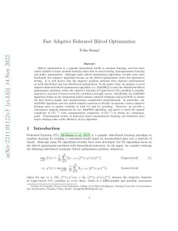 Fast Adaptive Federated Bilevel Optimization