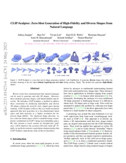 CLIP-Sculptor: Zero-Shot Generation of High-Fidelity and Diverse Shapes
  from Natural Language