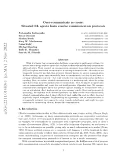 Over-communicate no more: Situated RL agents learn concise communication
  protocols