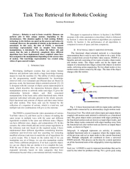 Task Tree Retrieval for Robotic Cooking