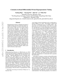 Revisiting Hyperparameter Tuning with Differential Privacy