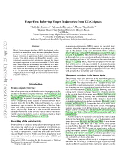 FingerFlex: Inferring Finger Trajectories from ECoG signals