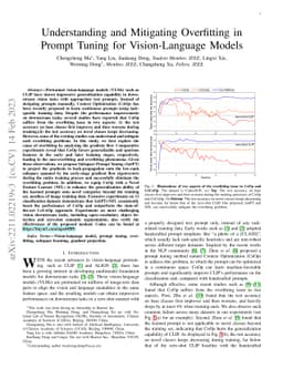 Understanding and Mitigating Overfitting in Prompt Tuning for
  Vision-Language Models