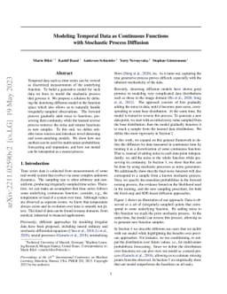 Modeling Temporal Data as Continuous Functions with Stochastic Process
  Diffusion