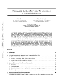 Pitfalls of Climate Network Construction: A Statistical Perspective