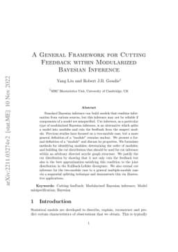 A General Framework for Cutting Feedback within Modularized Bayesian
  Inference