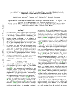 A Context-Aware Computational Approach for Measuring Vocal Entrainment
  in Dyadic Conversations