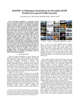 PeSOTIF: a Challenging Visual Dataset for Perception SOTIF Problems in
  Long-tail Traffic Scenarios