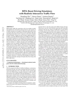 RITA: Boost Driving Simulators with Realistic Interactive Traffic Flow