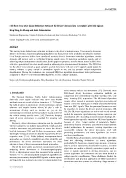 EEG-Fest: Few-shot based Attention Network for Driver's Vigilance
  Estimation with EEG Signals
