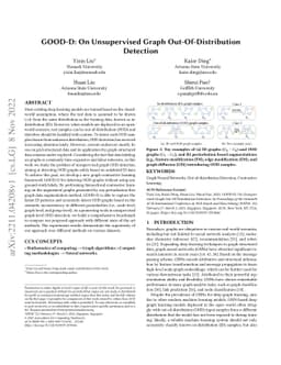 GOOD-D: On Unsupervised Graph Out-Of-Distribution Detection