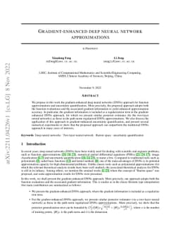 Gradient-enhanced deep neural network approximations
