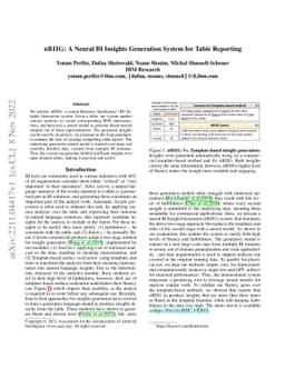 nBIIG: A Neural BI Insights Generation System for Table Reporting
